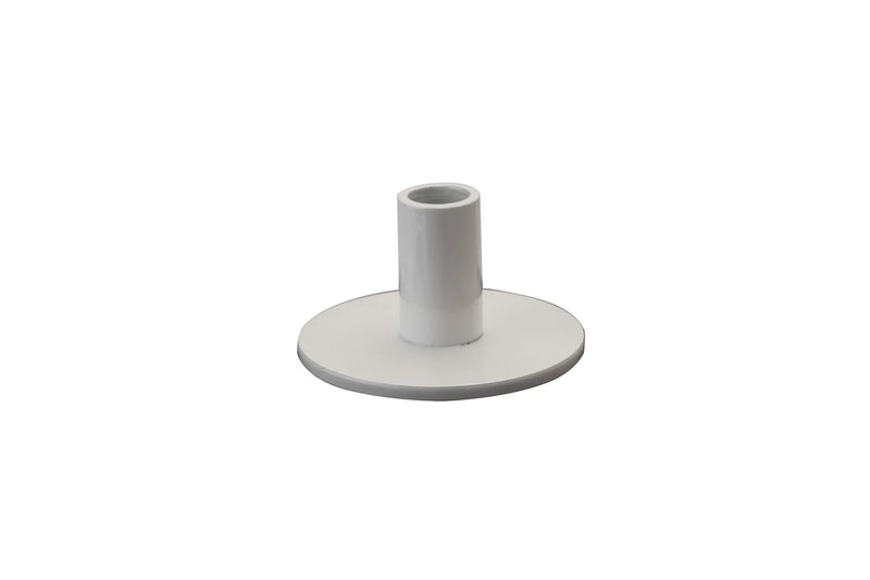 Candle Holder - Circle - White
