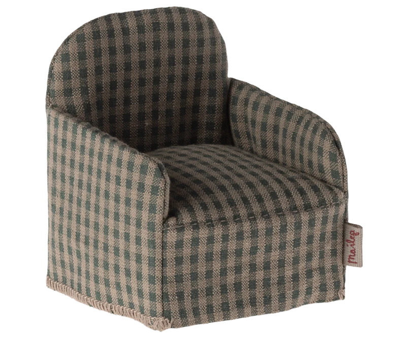 Folding Chair - Green Check - MAILEG