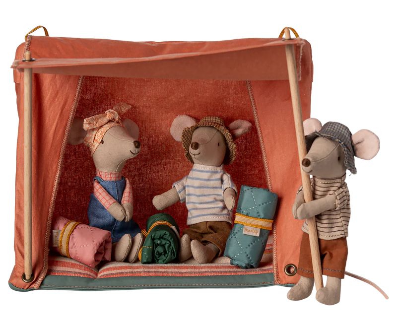 Happy Camper - Tent - Mouse -MAILEG