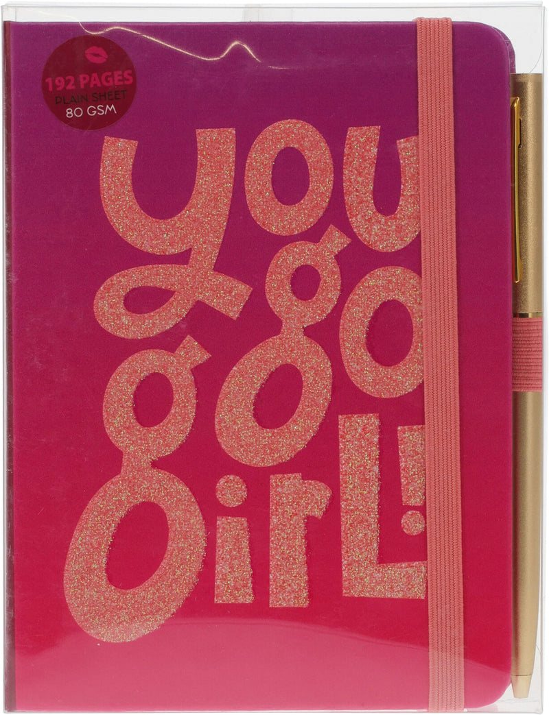 Notebook With Pen - YOU GO GIRL