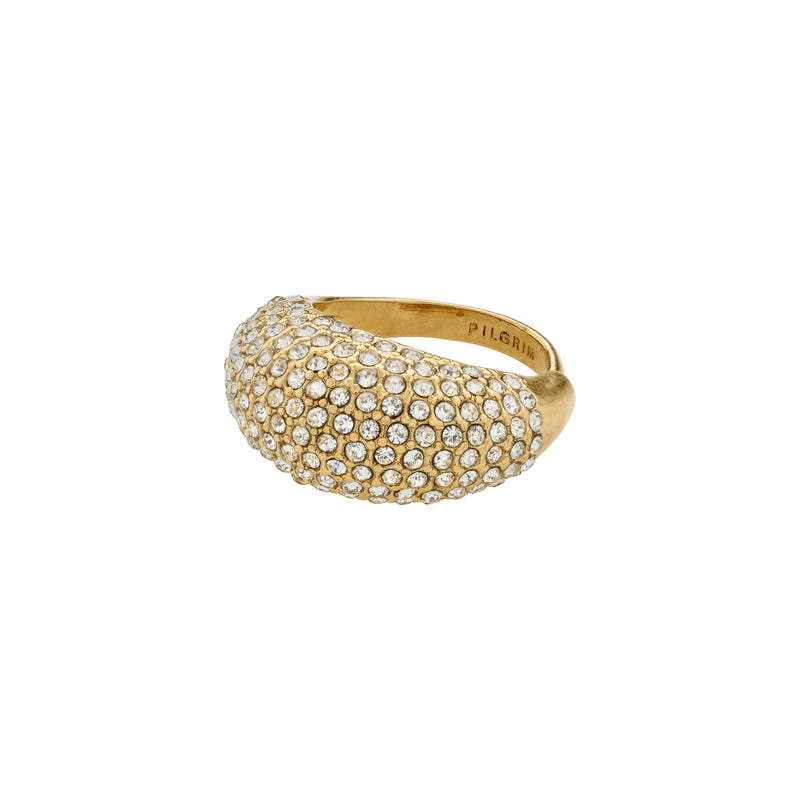 Ring - Focus gold Plated Crystal Ring