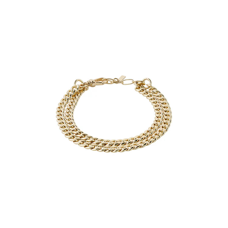 2 In 1 Curb Chain Bracelet-Blossom