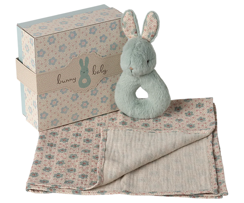 Rattle Set - Rabbit - Mint