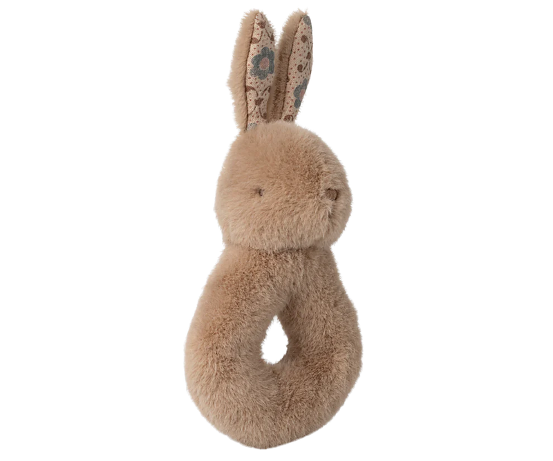 Rattle Set - Rabbit - Cream Peach