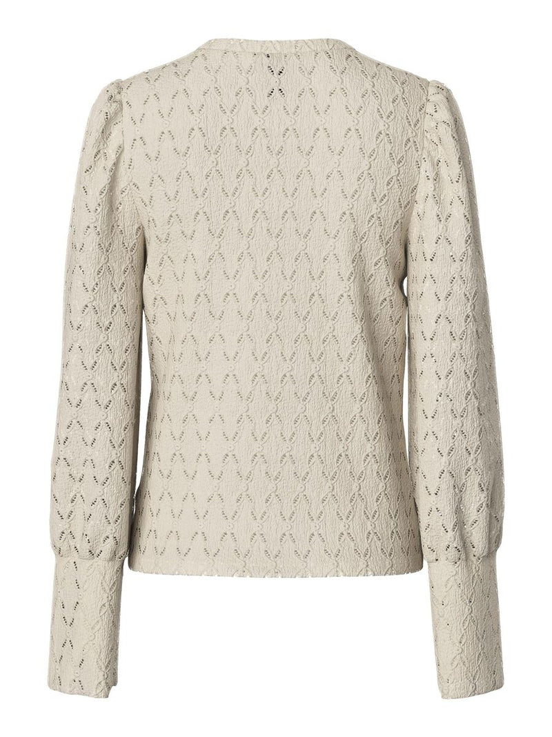 Top - PCCHRISTY NEW LS TOP - Birch