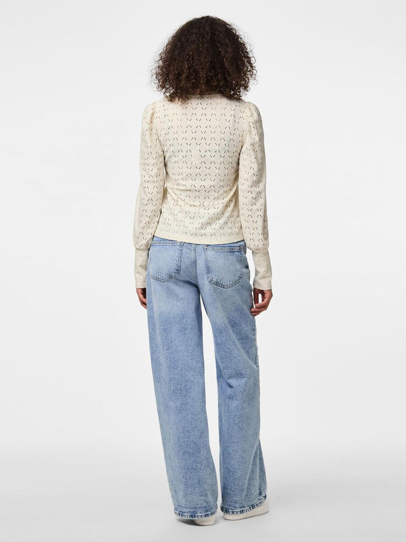 Top - PCCHRISTY NEW LS TOP - Birch