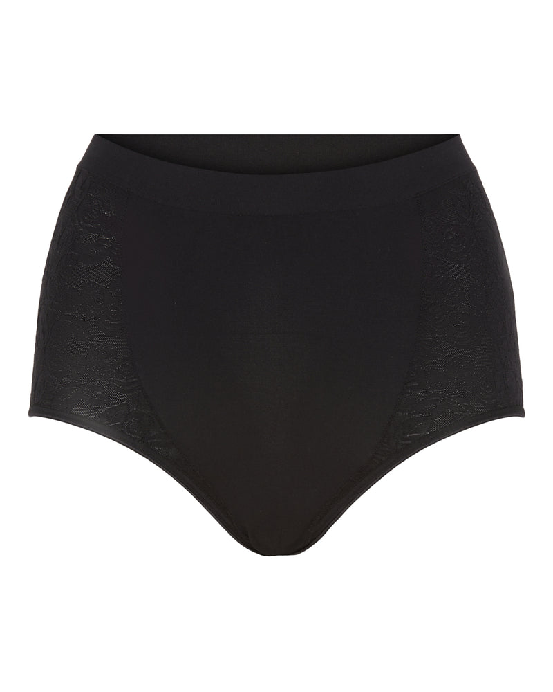 Natalia Shapeware Knickers - Black