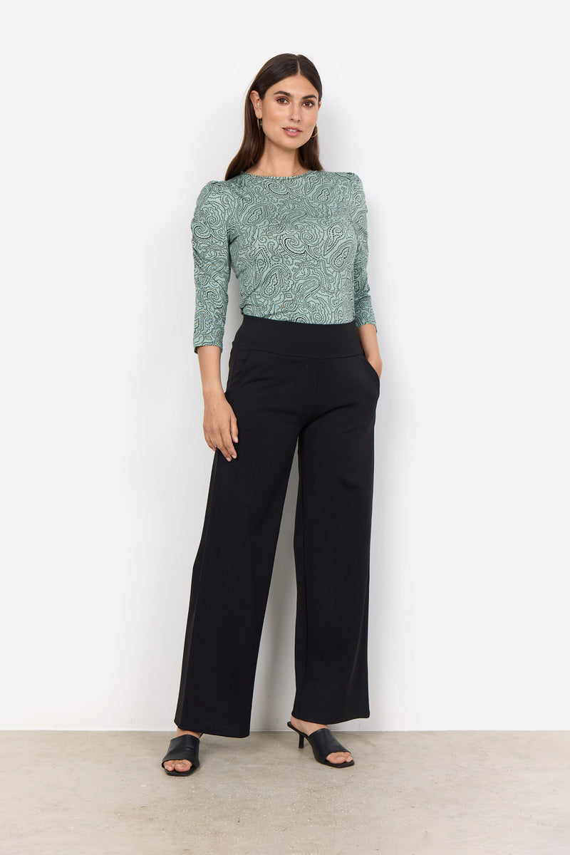 Top - MARCIA AOP - Green - LB
