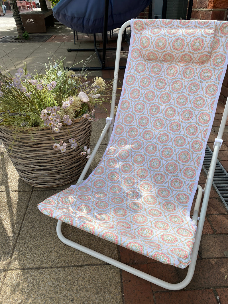 Beach Chair - FESTIVAL - Peach - Foldable