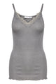 Top - MAYA SZ STRAP TOP - Mist Grey Melange - LB