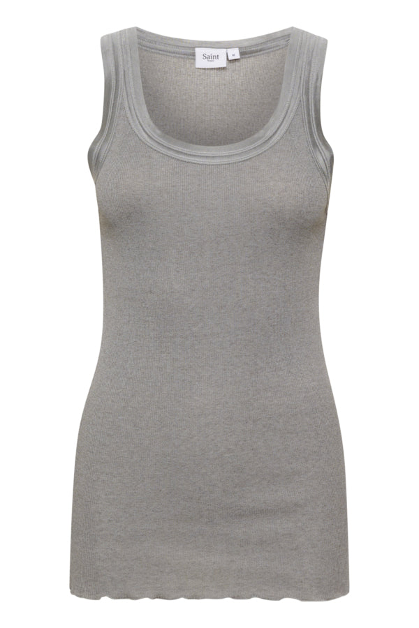 Top - MAYA SZ TANK TOP - Mist Grey Melange