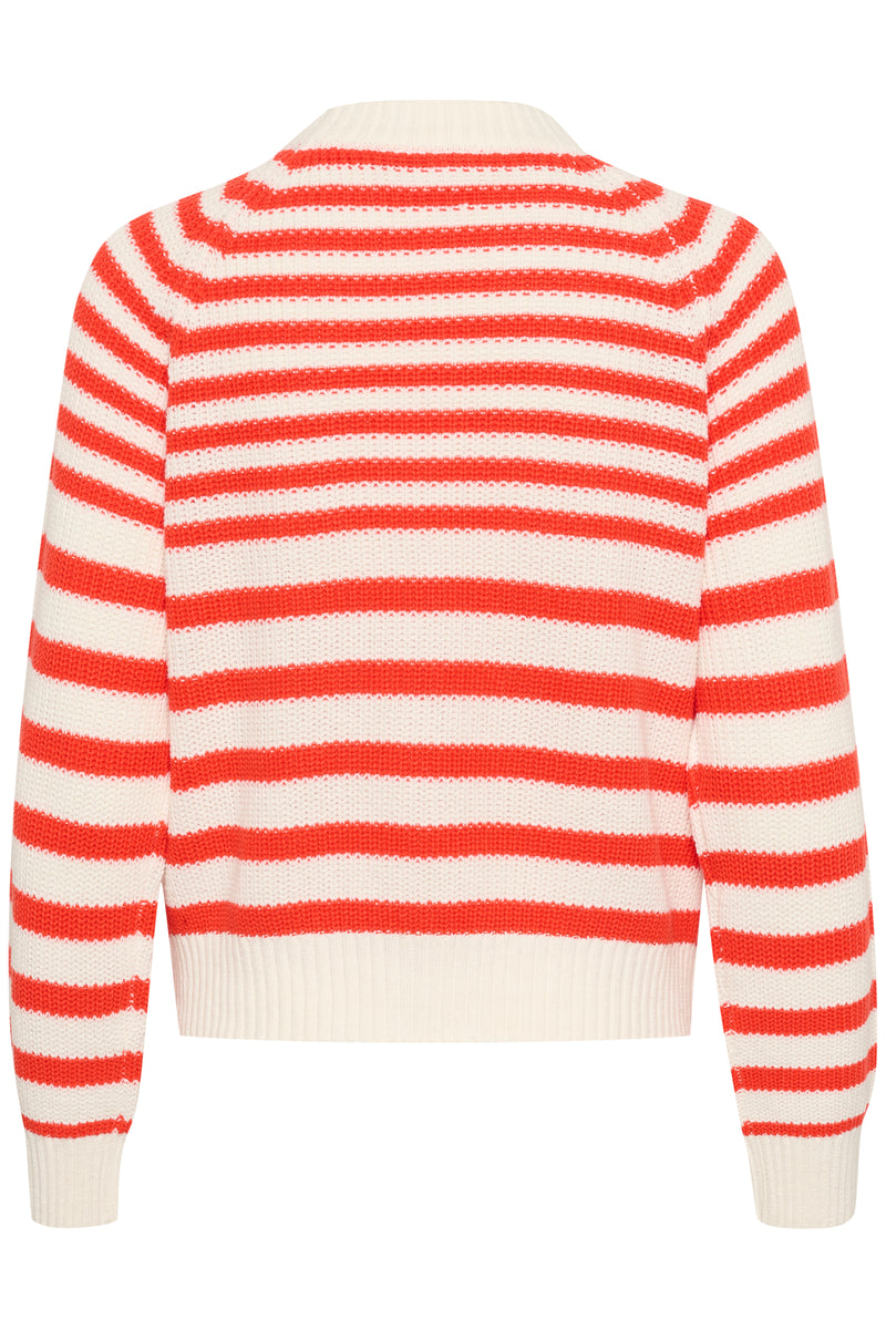 Jumper - IBENMEISZ PULLOVER - Flame Scarlet - LB