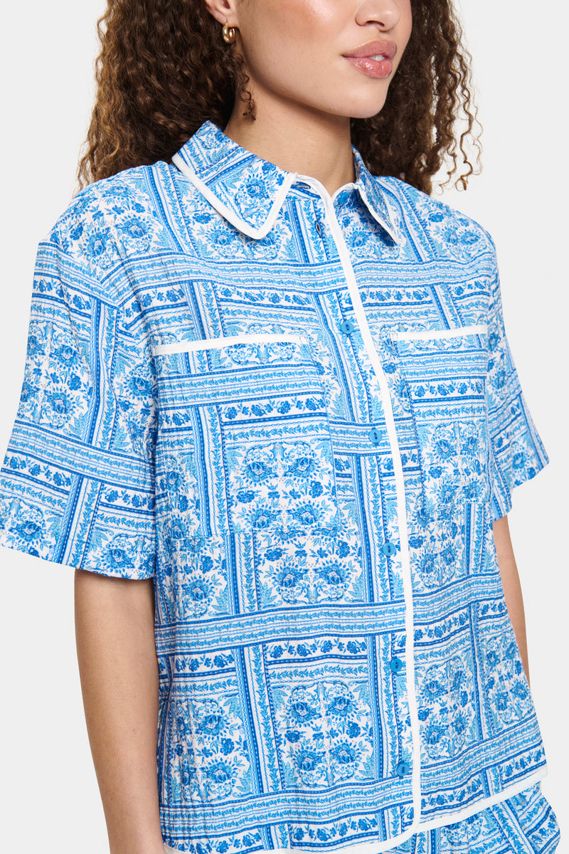 Shirt - KAISASZ SHIRT - Campanula Paisley