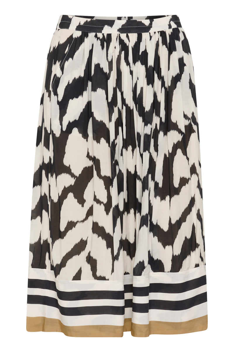 Skirt - KELSIESZ SKIRT - Black Monochrom