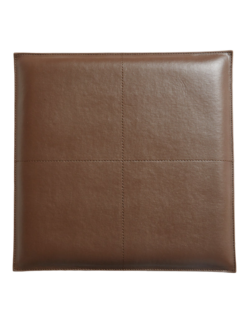 Seat Pad - Leather - Dark Brown
