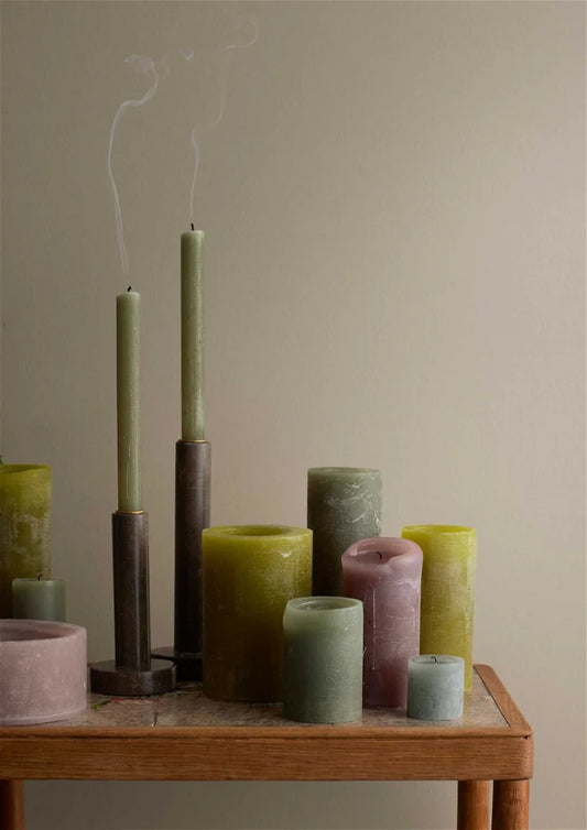 Candle - Fern Green -7cm x 20cm