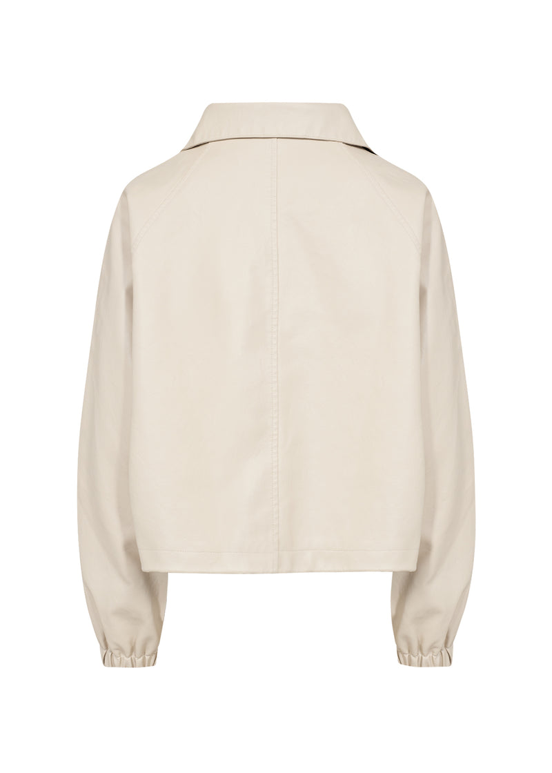 Jacket - GUNILLA 9 - Faux Leather - Cream