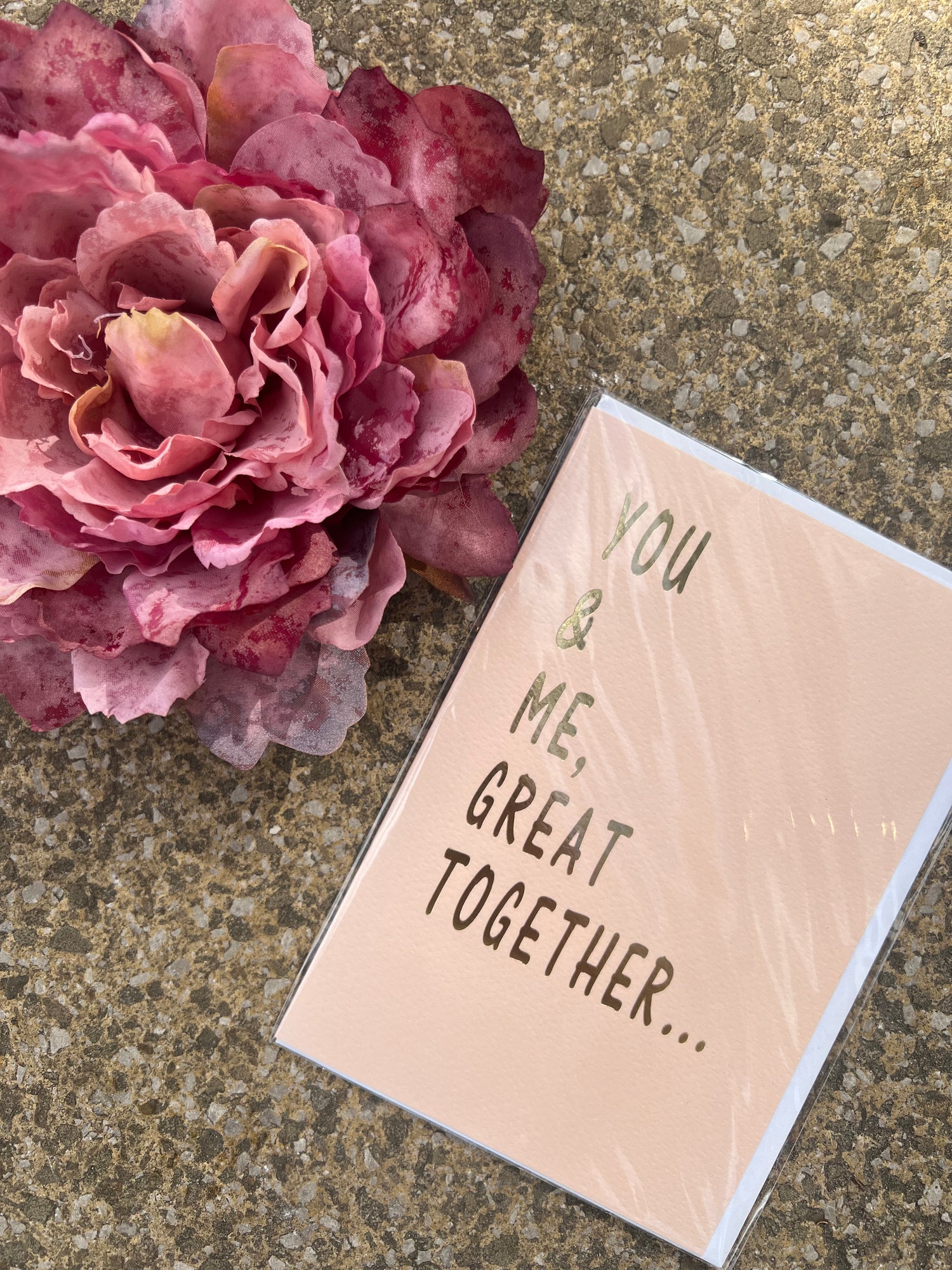 Card - You & Me, Great Together....