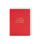 Card - A Mini Message Of Love