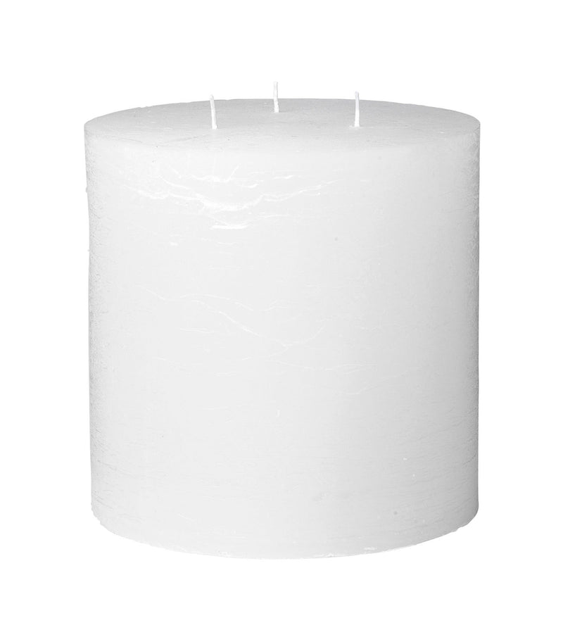 Candle - 3 Wick - White