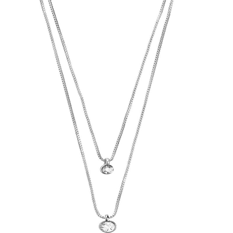2 in 1 Crystal Necklace-Lucia
