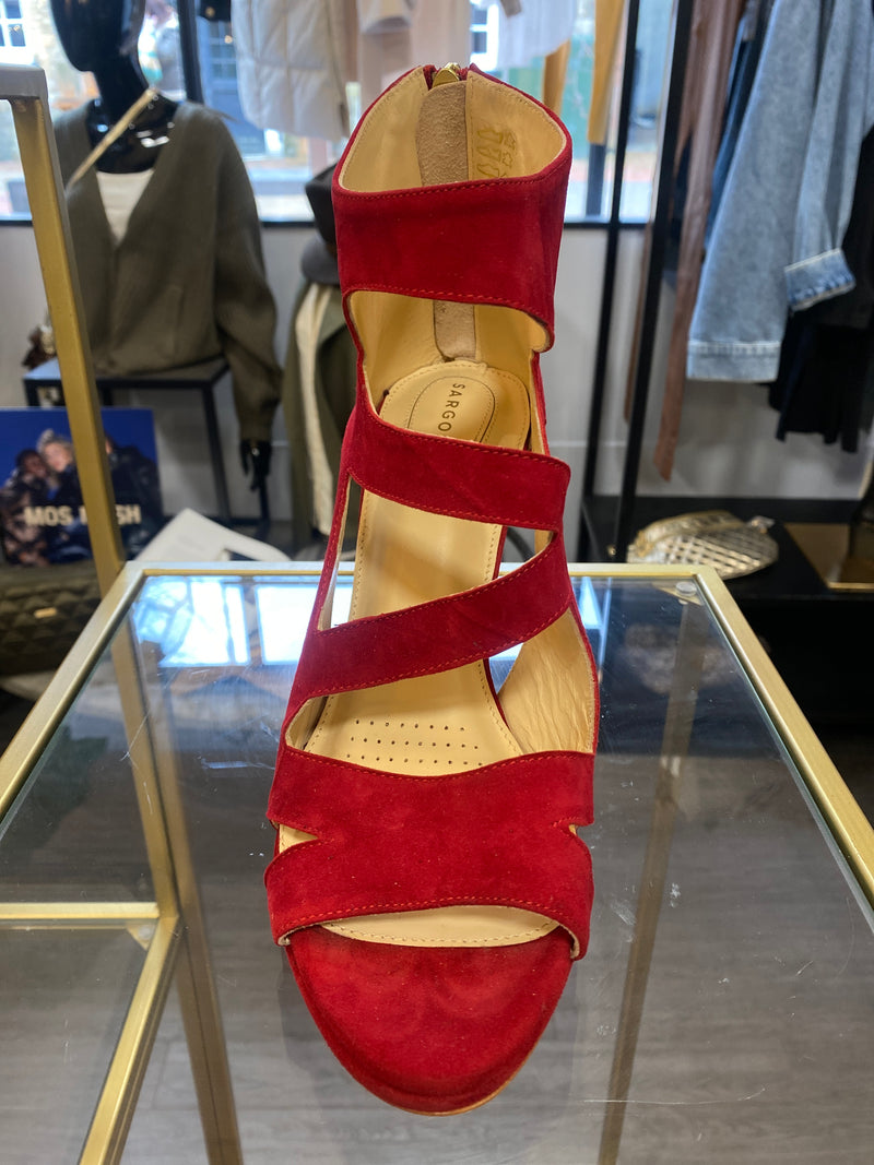 Sandal - DARE - Suede - Red