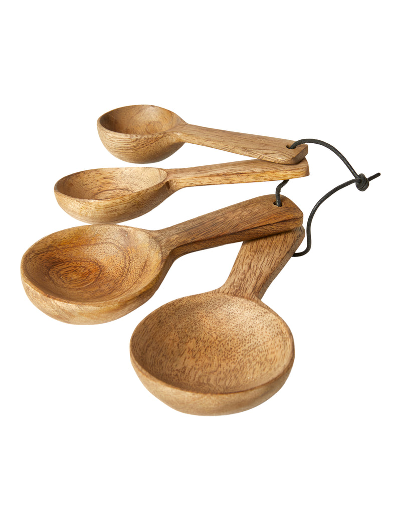 Measuring Spoons - Set of 4 - Mango Wood
