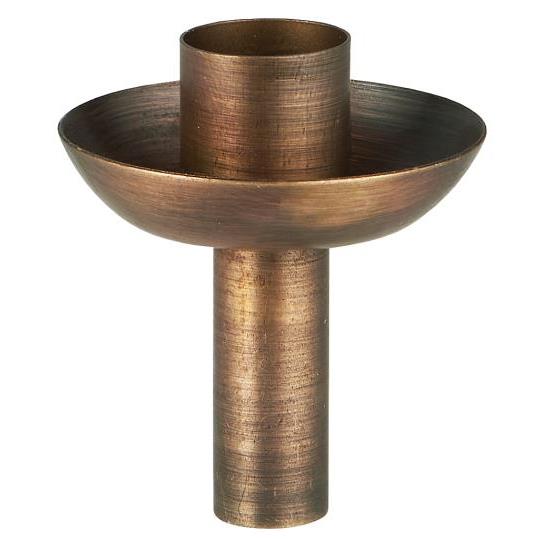 Candle Holder For Bottle - Metal - Brass Colour