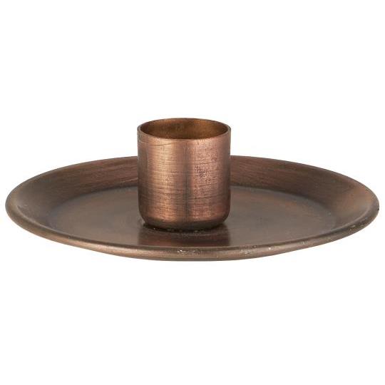 Candle Holder - Metal - Brass Colour