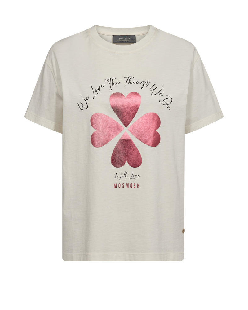 T-Shirt - MMGIGIT O-SS TEE - Ecru - LB