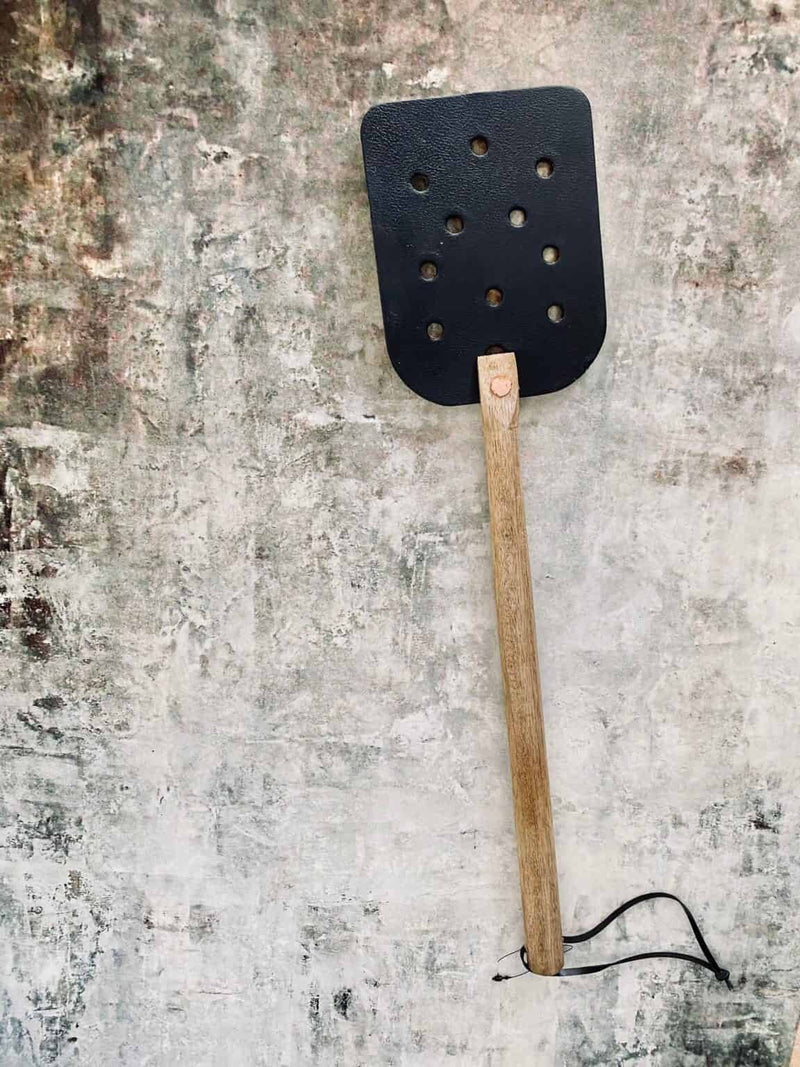 Fly Swatter - Wood/Leather