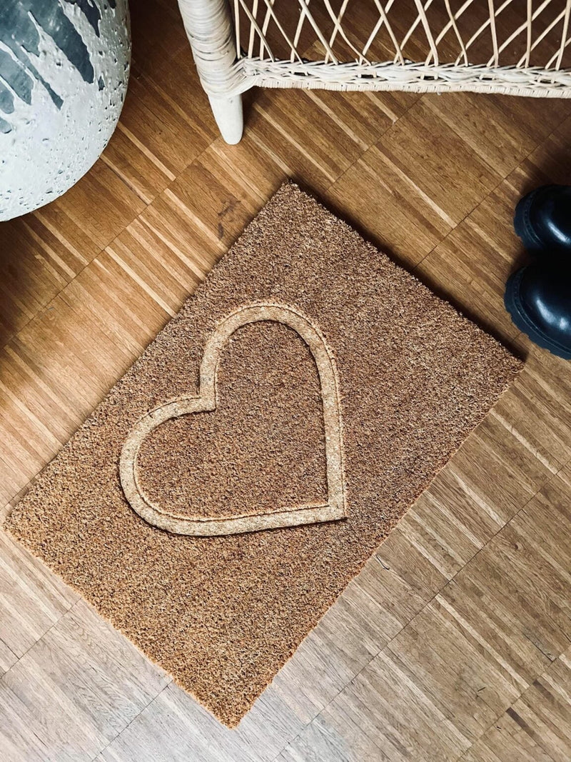 Doormat - Heart - 75x45cm