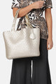 Handbag BAG08 - Woven - Platin/Silver