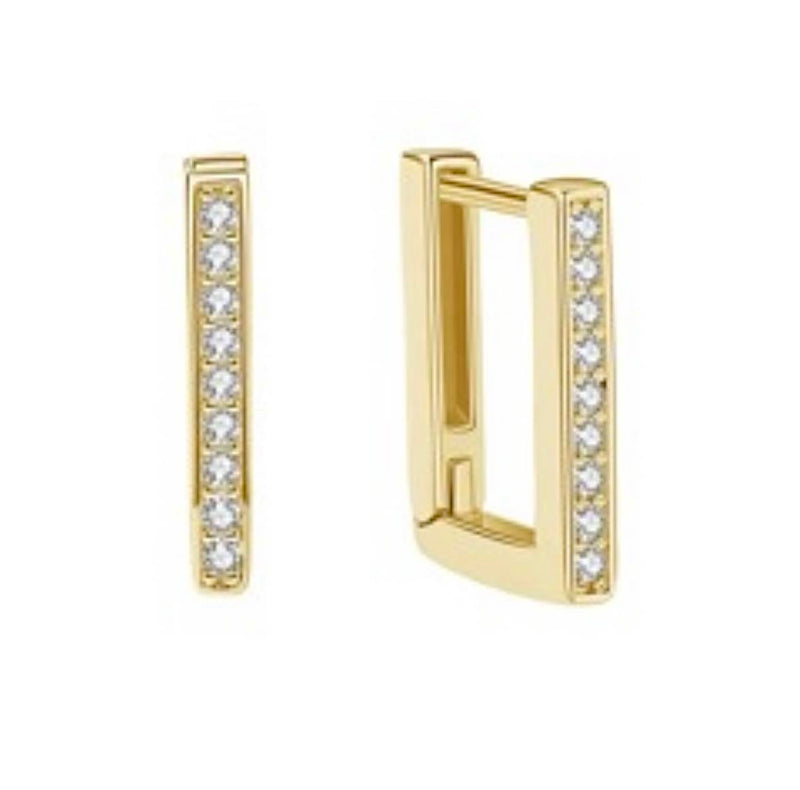 EVA - Earrings 925 Sterling Silver - Gold plated