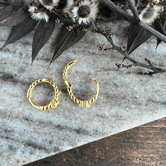 MOLLIE - Earrings 925 Sterling Silver - Gold plated