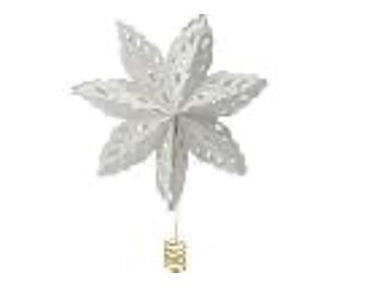 Tree Decoration - Tree Topper - White