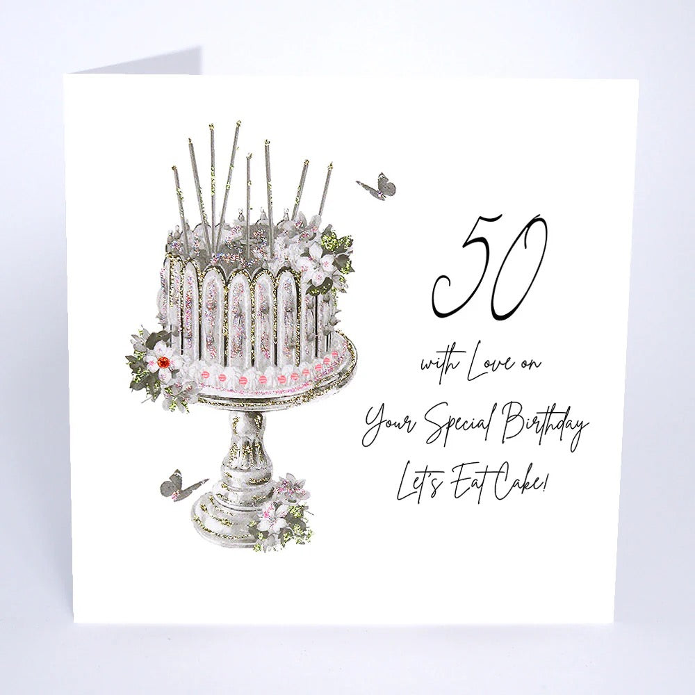 Card 16x16cm - With Love On Your Special Birthday