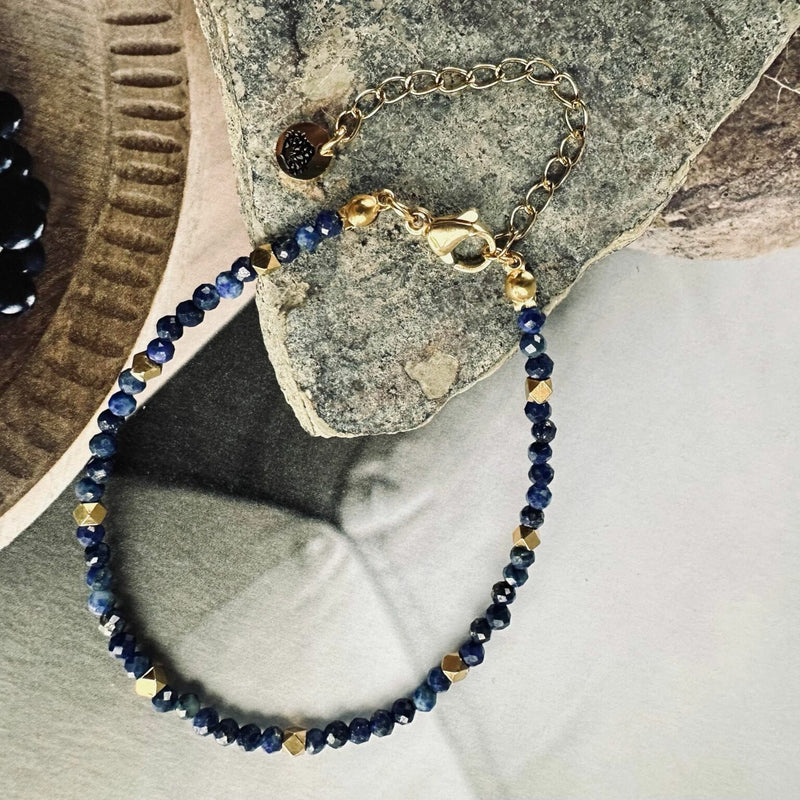 Bracelet - Semi Precious Stones- Lapis