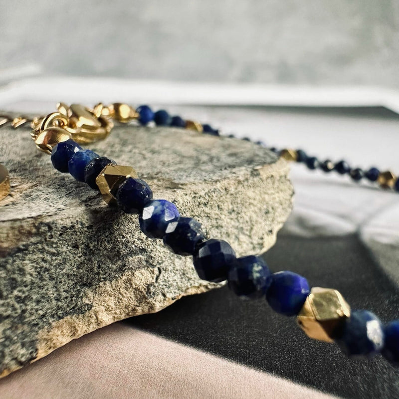 Bracelet - Semi Precious Stones- Lapis