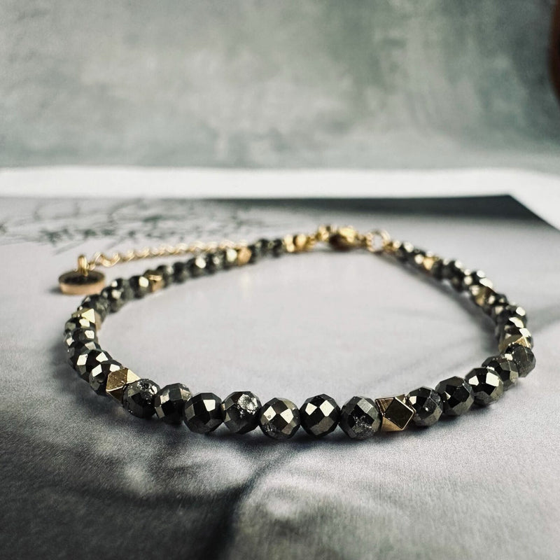 Bracelet - Semi Precious Stones-Pyrite