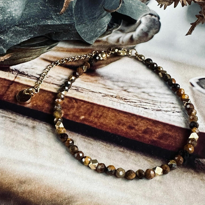 Bracelet - Semi Precious Stones - Tiger Eye