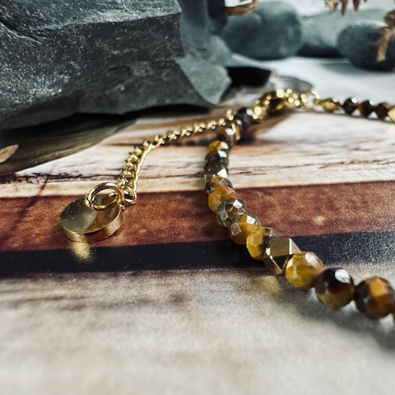 Bracelet - Semi Precious Stones - Tiger Eye