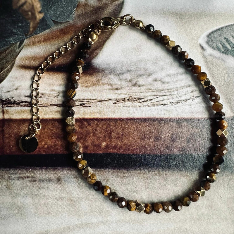 Bracelet - Semi Precious Stones - Tiger Eye