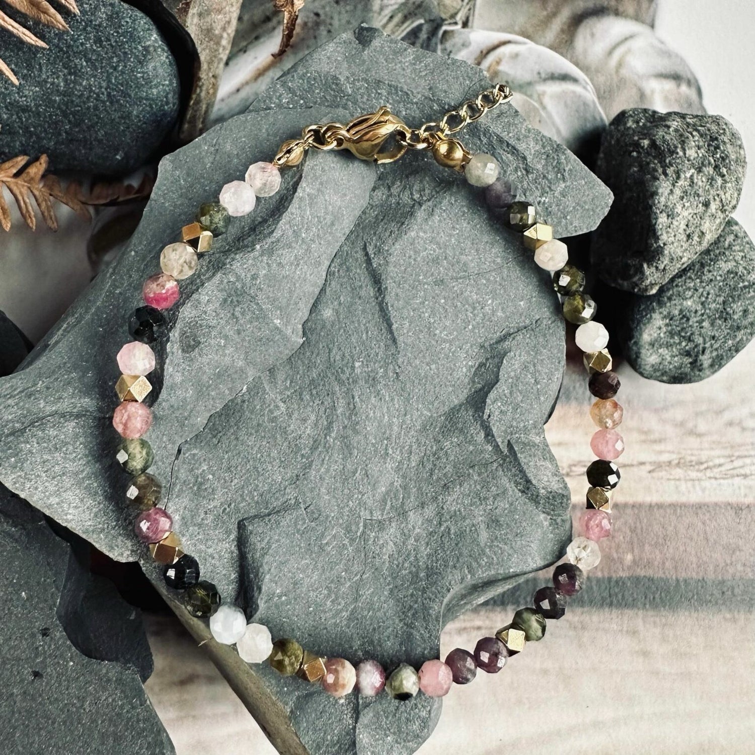 Bracelet - Semi Precious Stones - Tourmaline
