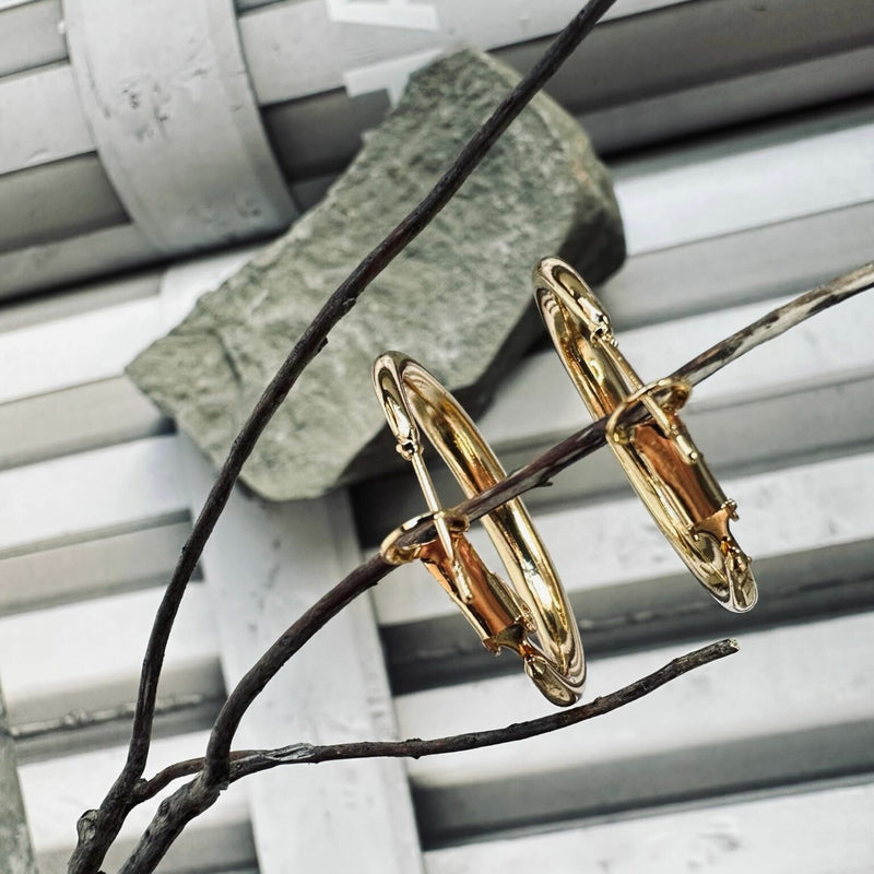 Hoops - NAYA - Gold Plated - 4cm