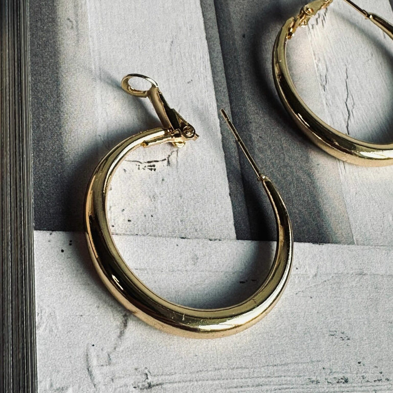 Hoops - NAYA - Gold Plated - 4cm