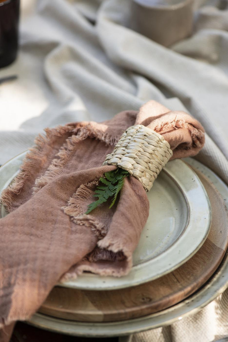 Napkin Ring - Raffia Nature