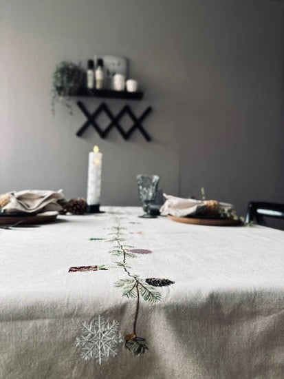 Christmas Table Cloth - Fabric - Choose Length
