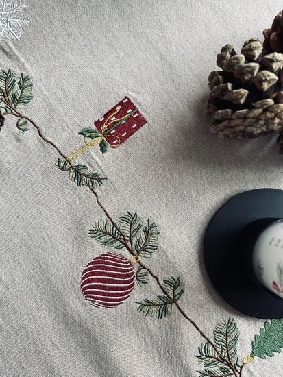 Christmas Table Cloth - Fabric - Choose Length