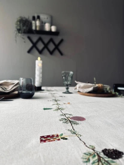 Christmas Table Cloth - Fabric - Choose Length